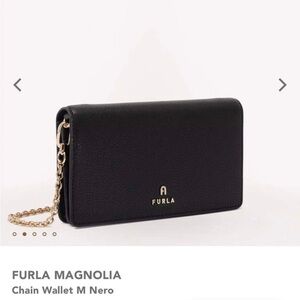 Furla Magnolia Chain Wallet M Nero